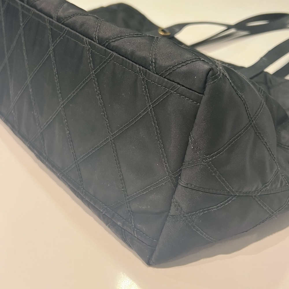 Prada Black Tessuto Impuntu Tote Bag ๐๐ - Picture 5 of 13